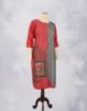 Picture of Red & Grey Rayon Printed Kurti
