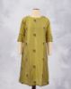 Picture of Lime Green Thread Embroidered Kurti