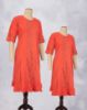Picture of Magenta Gold Printed Kurti