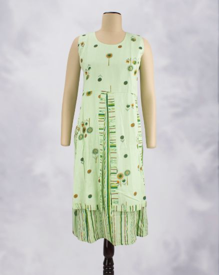 Picture of Green Printed Kurti