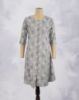 Picture of Grey Floral Printed Kurti