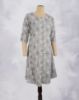 Picture of Grey Floral Printed Kurti