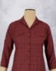 Picture of Maroon Checked Trendy Top