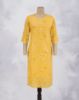 Picture of Yellow Floral Printed Kurti