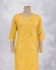 Picture of Yellow Floral Printed Kurti