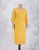 Picture of Yellow Floral Printed Kurti