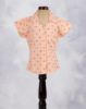 Picture of Orange Printed Western Top