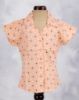 Picture of Orange Printed Western Top