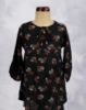 Picture of Black Printed Western Top