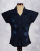 Picture of Navy Blue Embroidered Western Top