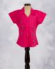 Picture of Navy Blue Embroidered Western Top