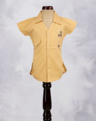 Picture of Cream Embroidered Western Top
