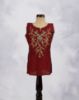 Picture of Maroon Embroidered Crop Top