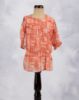 Picture of Orange Printed Western Top