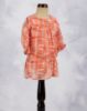 Picture of Orange Printed Western Top