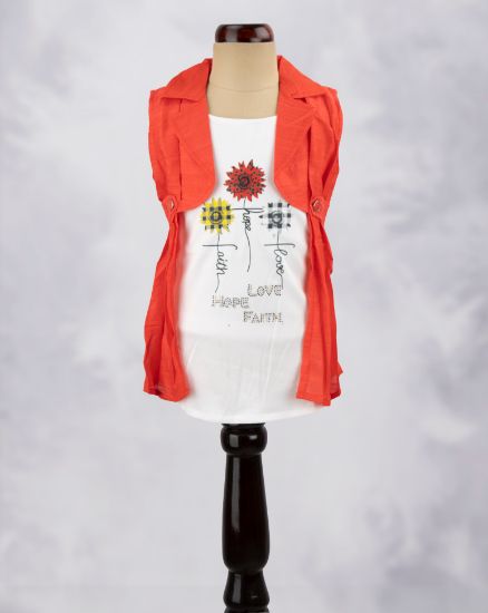 Picture of Red Coat Style Children's Top