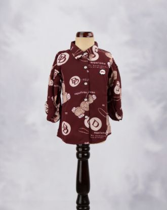 Picture of Maroon Printed Children's Top