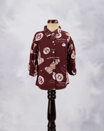 Picture of Maroon Printed Children's Top