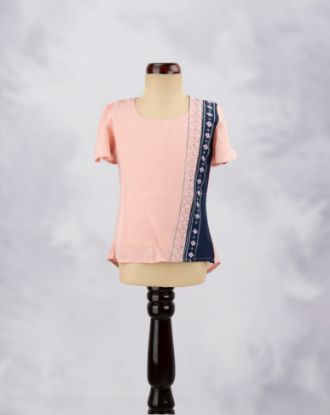 Picture of Peach Mega Sleeve Children's Top