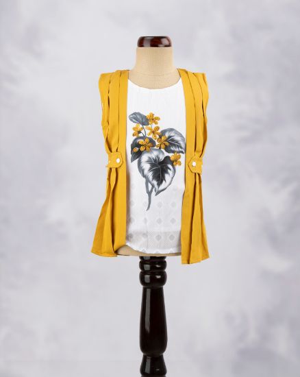 Picture of Mustard Coat Style Children's Top