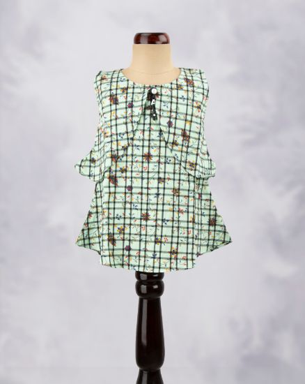 Picture of Green Butterfly Hand Children's Top