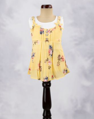 Picture of Yellow Rompers Style Children's Top