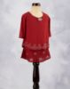 Picture of Maroon Silver Printed Children's Top