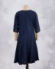 Picture of Navy Blue Gold Zari Stripes Kurti