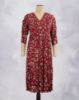 Picture of Maroon V-Neck Frill Kurti