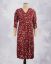 Picture of Maroon V-Neck Frill Kurti