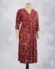 Picture of Maroon V-Neck Frill Kurti