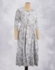 Picture of Grey Floral Printed Kurti