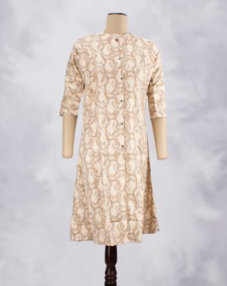Picture of Brown Printed Kurti