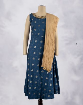 Picture of Blue Stone Work Anarkali