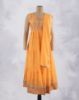 Picture of Orange Embroidered Anarkali