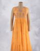 Picture of Orange Embroidered Anarkali