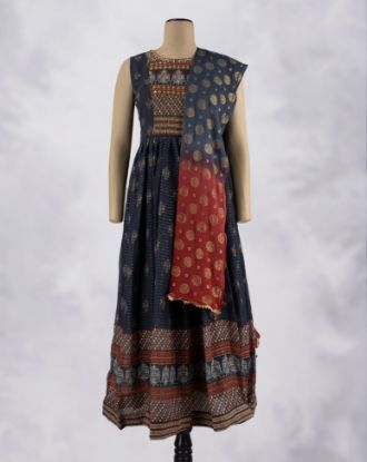 Picture of Grey Hand Work Anarkali