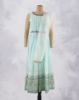 Picture of Green Hand Work with Printed Anarkali