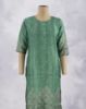 Picture of Green Silk Cotton Digital Printed Kurti