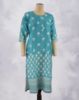 Picture of Blue Silk Cotton Digital Printed Kurti