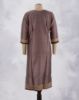 Picture of Dark Brown Rayon Sequence work Straight Kurti