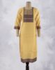 Picture of Dark Brown Rayon Sequence work Straight Kurti