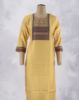 Picture of Dark Brown Rayon Sequence work Straight Kurti