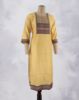 Picture of Dark Brown Rayon Sequence work Straight Kurti