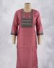 Picture of Off White Silk Cotton Sequence Work Straight Kurti