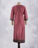 Picture of Off White Silk Cotton Sequence Work Straight Kurti
