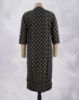Picture of Black Floral Printed Straight Kurti
