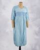Picture of Blue Rayon V-neck Straight Kurti