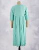Picture of Blue Rayon V-neck Straight Kurti