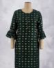 Picture of Yellow Silk Cotton Straight Kurti